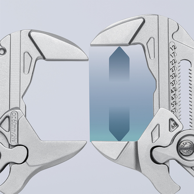 KNIPEX 86 03 300 SB Kliešťové kľúče Kliešte a kľúč v jednom náradí poplastované pochrómované 300 mm