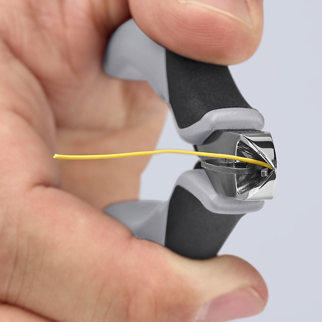 KNIPEX 77 12 115 ESD bočné cvikacie kliešte ESD pre elektroniku s prevlečným kĺbom s multi-komponent