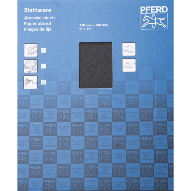 PFERD TOOLS Nástroje s povrchovou úpravou BP-W ECO FARBA 230X280 SiC 100