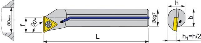 FORMAT Držiak plátkov 93st. VHM s IK A20R STFCL 16 Format