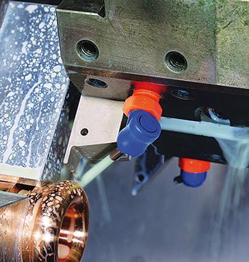 LOC-LINE Tryska typ XW 1/4" D3mm L31,8mm oranžovo-modrá Loc-Line