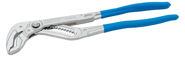 GEDORE 142 16 TC Kliešte na vodnú pumpu 16", 14-stupňovo nastaviteľné, potiahnuté