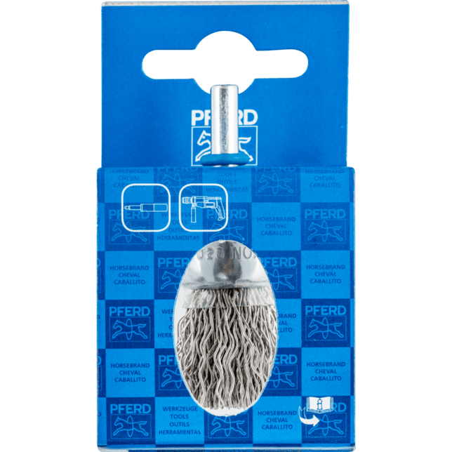 PFERD TOOLS Štandardné nasadené koncové kefy POS PBU 2022/6 INOX 0,50