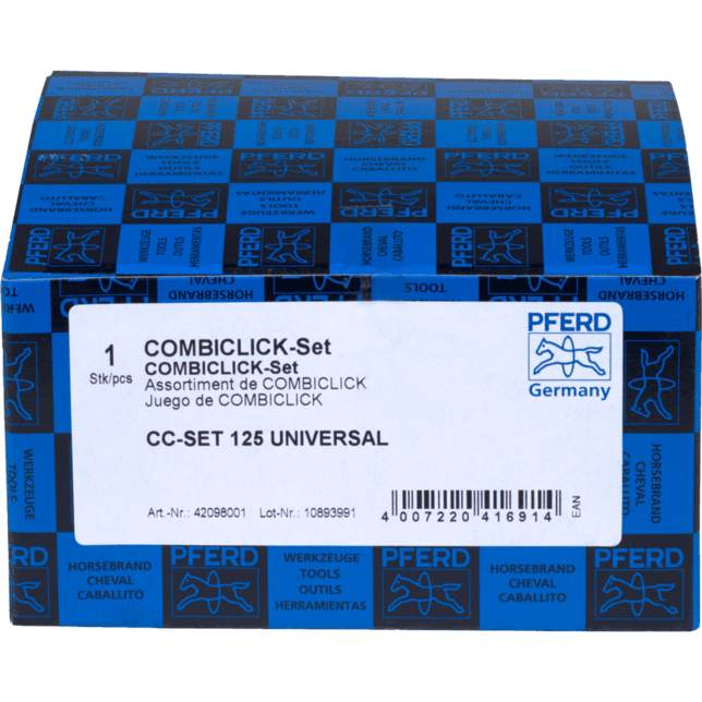 PFERD TOOLS COMBICLICK CC-SET 125 UNIVERZÁLNY