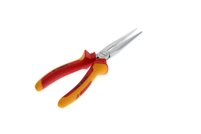 GEDORE VDE 8132-200 H Ploché okrúhle kliešte VDE s izolačným krytom 200 mm