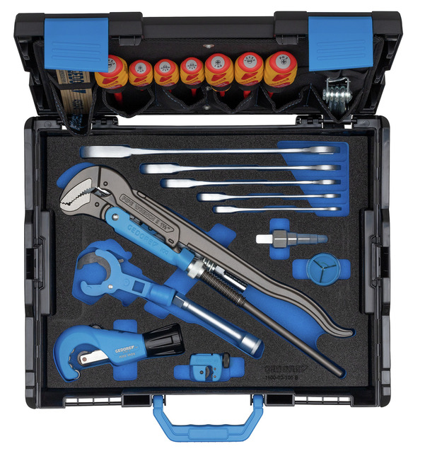 1100-03 GEDORE L-BOXX 136 s asortimentom hydraulika 44 -častový