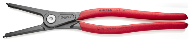 KNIPEX 49 11 A4 SB Presné kliešte na poistné krúžky pre vonkajšie poistné krúžky na hriadeľoch s pro