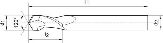 FORMAT Fréza multifunkčná 3mm Z2 120G VHM N WN HA Format