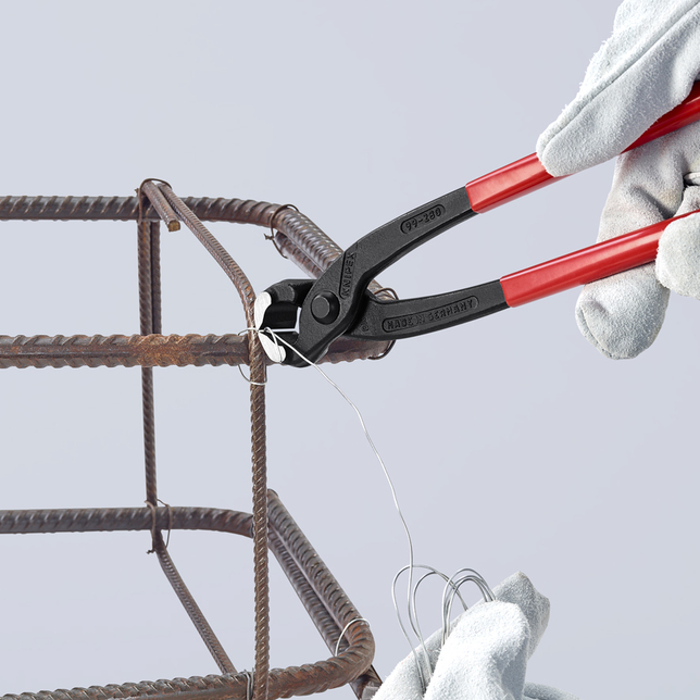 KNIPEX 99 01 280 EAN Armovacie kliešte (Armovacie kliešte) poplastované čierne atramentované 280 mm