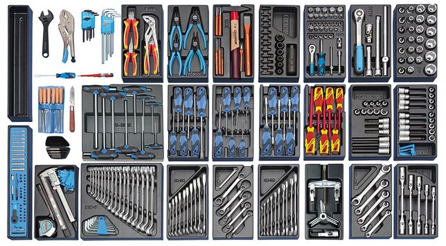 GEDORE 1504 EU pracovný vozík so sadou