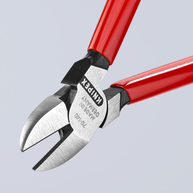 KNIPEX 70 01 140 SB Bočné cvikacie kliešte poplastované čierne atramentované 140 mm