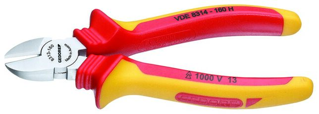 GEDORE VDE 8314-140 H Bočné kliešte VDE s izolačným krytom 140 mm