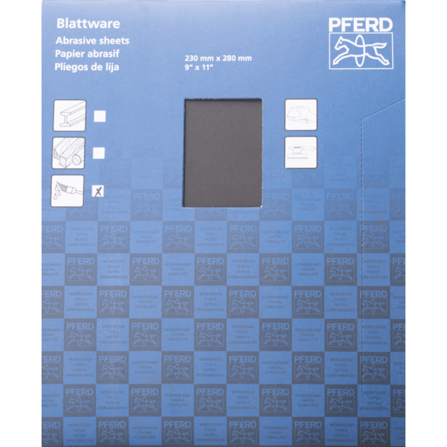 PFERD TOOLS Nástroje s povrchovou úpravou BP-W ECO FARBA 230X280 SiC 600