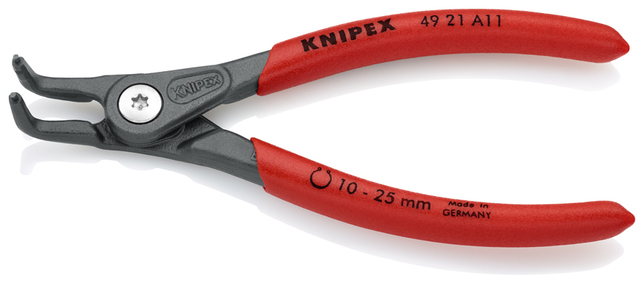 KNIPEX 49 21 A11 SB Presné kliešte na poistné krúžky pre vonkajšie poistné krúžky na hriadeľoch s pr