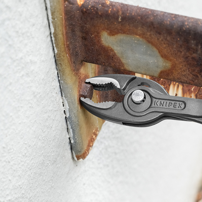 KNIPEX 82 01 200 SB TwinGrip® s protišmykovým plastovým povrchom šedá atramentizovaná 200 mm