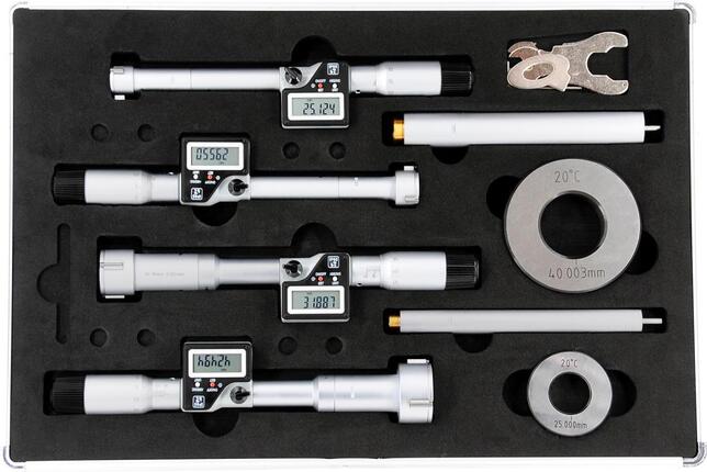 FORMAT Sada mikrometrov dutinových 3 bodových digi 12 - 20/0,001mm Format