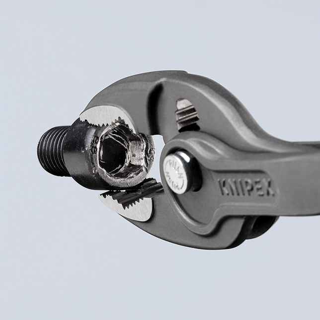 KNIPEX 82 01 200 SB TwinGrip® s protišmykovým plastovým povrchom šedá atramentizovaná 200 mm