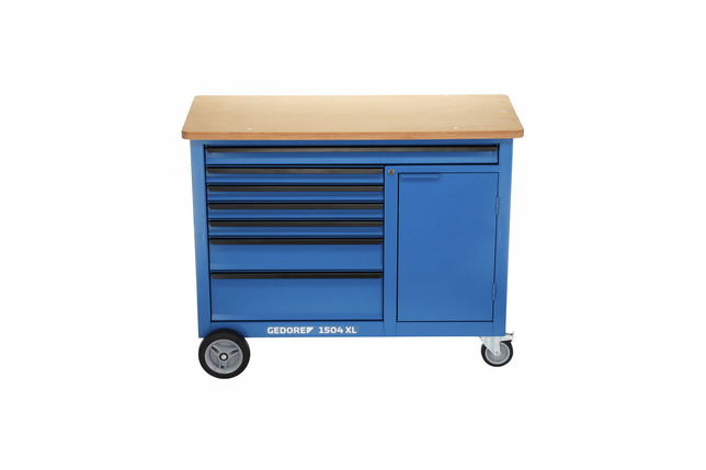 GEDORE 1504 XL-TS-308 Mobilný pracovný stôl s príslušenstvom
