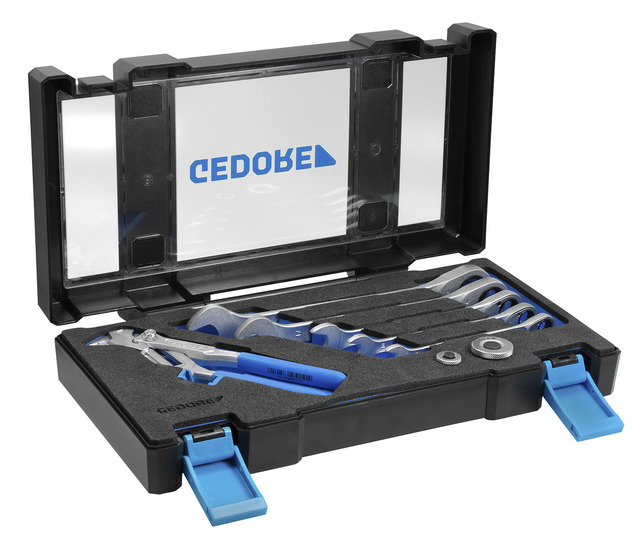 GEDORE 7 RA 183 Sada ráčnových kľúčov s kliešťovým kľúčom