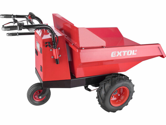 Dumper – elektromos meghajtású szállító, 400kg, 200l, 48V/15Ah, EXTOL PREMIUM 8891591