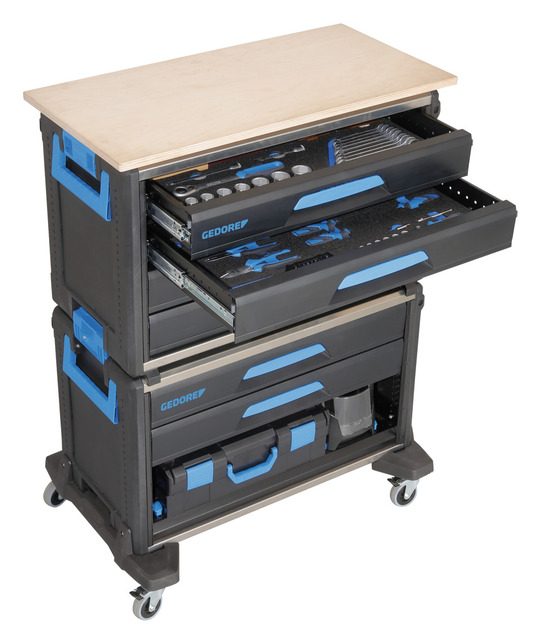 GEDORE 1110 WMW S-03 WorkMo B3 s sortimentom náradia 110 -členný