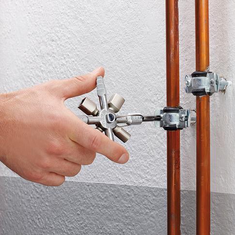 KNIPEX Kľúč na rozvodné skrine 95mm TwinKey / 001101 Knipex