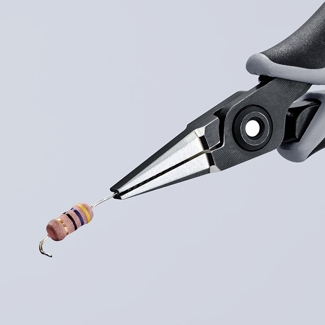 KNIPEX 34 42 130 ESD Presné úchopové kliešte pre elektroniku ESD s multi-komponentnými úchopmi lešte