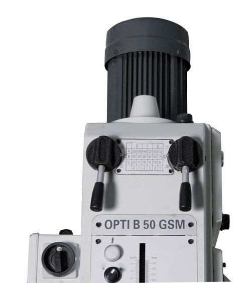 OPTIMUM Stĺpová prevodová vŕtačka OPTIdrill B 50 GSM