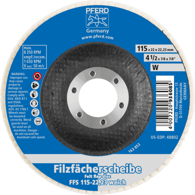 PFERD TOOLS Filcové náradie FFS 115/22,23 W