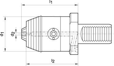 Držiak nástroja VDI typ 50 / 0,5 - 13mm / IK WTE DIN69880
