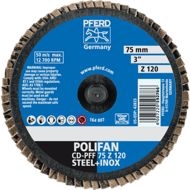 PFERD TOOLS COMBIDISC Brúsky CD PFF 75 Z 120