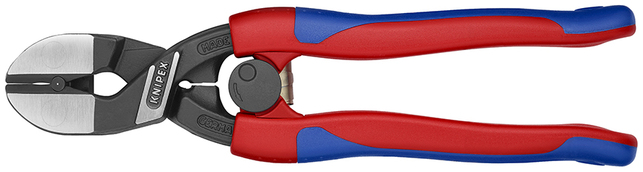 KNIPEX 71 42 200 CoBolt® so štíhlymi multi-komponentnými úchopmi čierne atramentované 200 mm