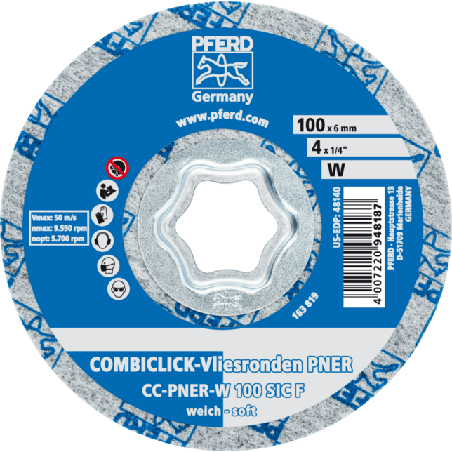 PFERD TOOLS COMBICLICK CC-PNER W 100 SiC F