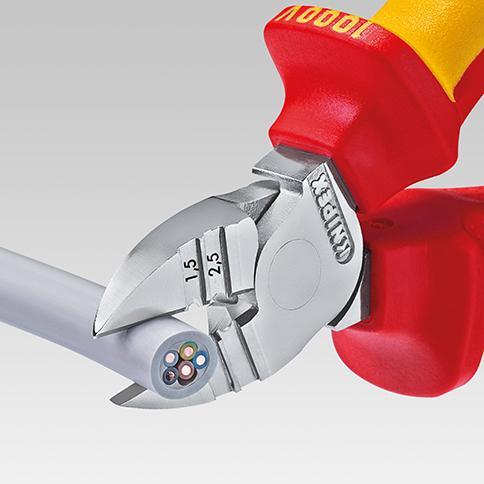 KNIPEX Fogó 160mm oldalcsupaszító Cr / 1426160