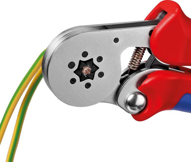 KNIPEX Kliešte krimpovacie 0,08-10mm2 samonastaviteľné bočné / 975514 Knipex