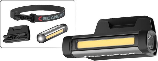 SCANGRIP Akumulátorová čelovka Flex Wear Kit 75-150 Lumen Scangrip