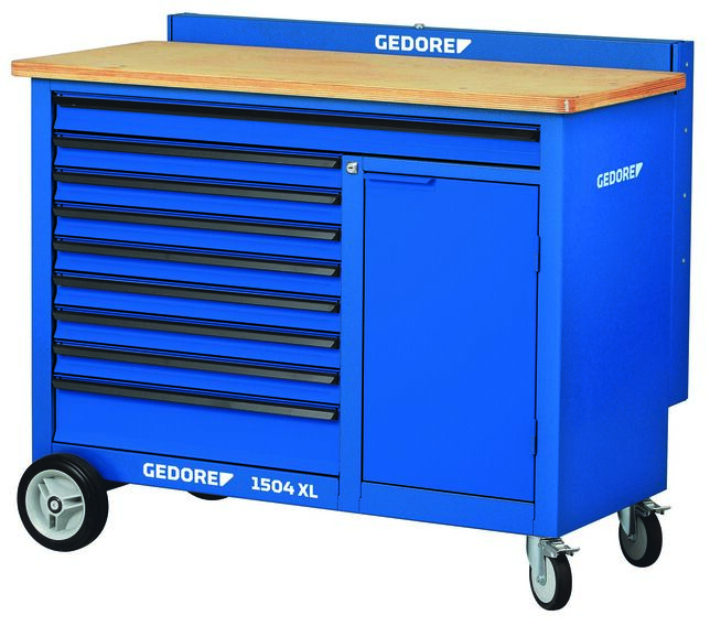 GEDORE 1504 XL 1710 Mobilný pracovný stôl 1,25 m široký