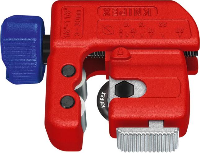 Rezač rúra pred meď, mosadz a nerezová oceľ 3-30mm KNIPEX