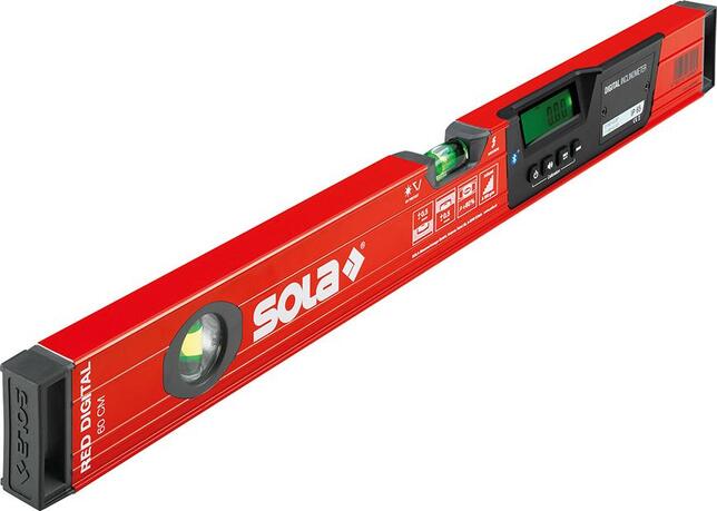 SOLA Vodováha 60cm digi RED Sola