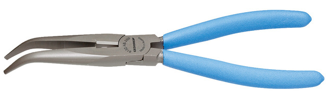 GEDORE 8132 AB-160 TL Ploské a okrúhle kliešte s uhlom 160 mm potiahnuté