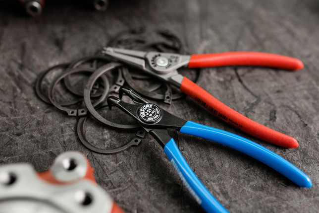 GEDORE 8000 J 21 Krúžkové kliešte na vnútorné poistné krúžky Tvar D