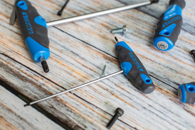 GEDORE DT 2142 4 Kľúč kútový s držadlom 2K-T 4 mm