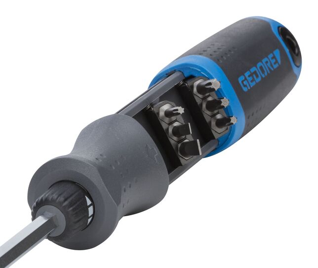 GEDORE 2169-012 Skladací skrutkovač s funkciou ráčny