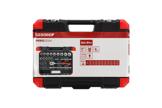 GEDORE RED Sada gola 1/2 12-hran 24 diel R69013024 Gedore Red