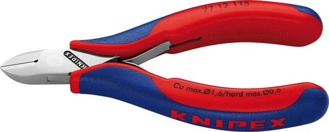 KNIPEX Klešte štípací bocní 115mm pro elektroniku / 7712115 Knipex