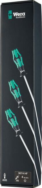 WERA Sada skrutkovačov 4 diel Kraftform Plus 367/4 TORX HF Wera