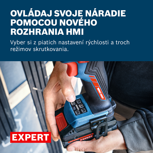 BOSCH EXPERT EXDR18V-230 - Akumulátorový rázový uťahovač sólo - 06019L6400