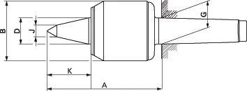 RÖHM Hrot upínací 652-20ACVL veľkosť 503 MK3 Rohm