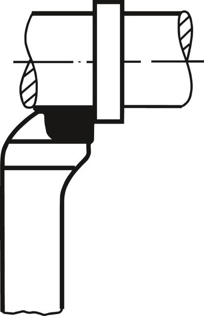 WILKE Nôž sústružnícky odsadený čelný 16x16mm ľavý VHM P25/P30 DIN4977 ISO 5 Wilke