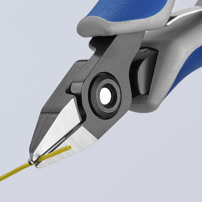KNIPEX 79 52 125 Presné bočné cvikacie kliešte pre elektroniku s multi-komponentnými úchopmi leštené